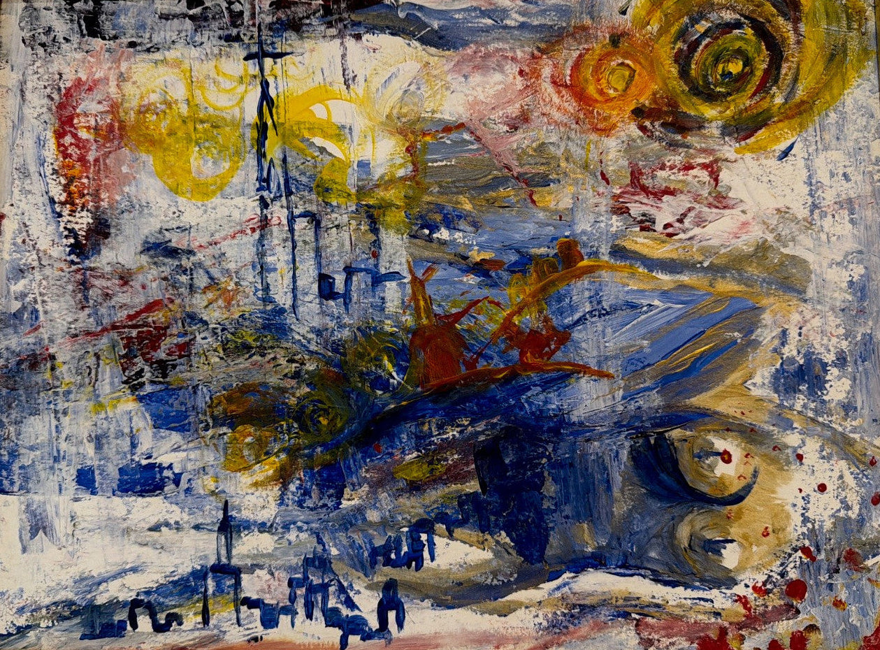Erleuchtung – Acryl auf Leinwand, 40 × 30 cm – Giulia Musella