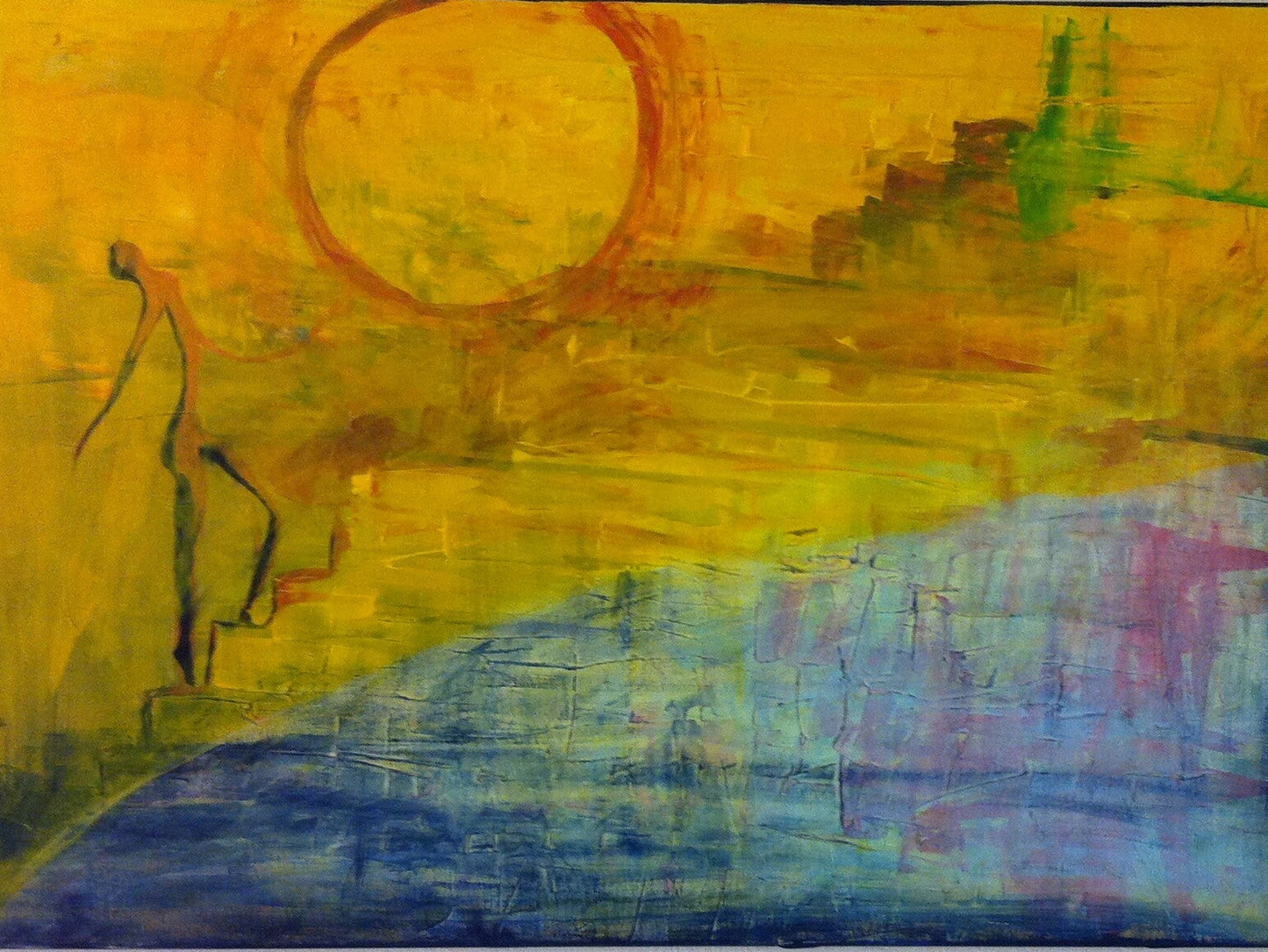 Gleichgewicht — Acryl auf Leinwand, 100 × 70 cm — Giulia Musella (Archiv 2013/2014)