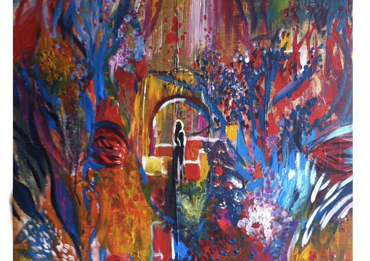 Neue Welt — Acryl auf Leinwand, 60 × 60 cm — Giulia Musella (Archiv)